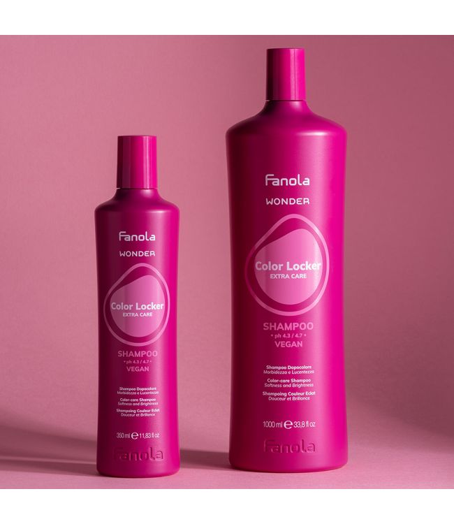 Fanola Wonder Color Locker Shampoo 350ml Sealing Cream 200ml Milk Spray  195ml