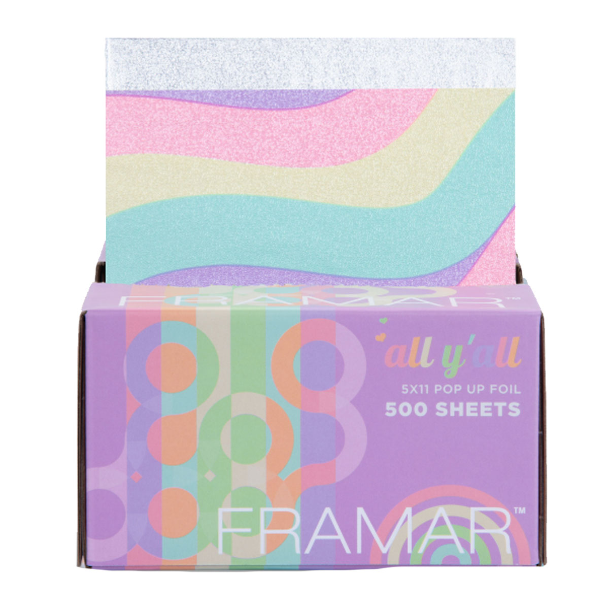 FRAMAR - 5x11 Mercury in Retrograde Pop Up Foil 500 Sheets - Salon Cosmetics